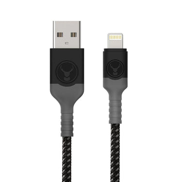 bonelk usb to lightning cable longlife series 1.2 m black/grey